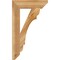 Ekena Millwork Olympic Slat Rough Sawn Bracket, Western Red Cedar, 4"W x 18"D x 30"H BKT04X18X30OLY06RWR - alternate 2
